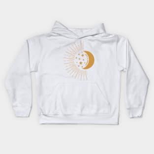 Celestial Sun & Moon Shirt, Sun Moon Stars Tee, Mystical Tee, Moon and Stars, Bohemian Tshirt Kids Hoodie